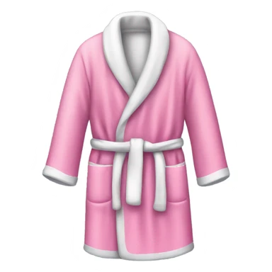 pink dressing gown sticker