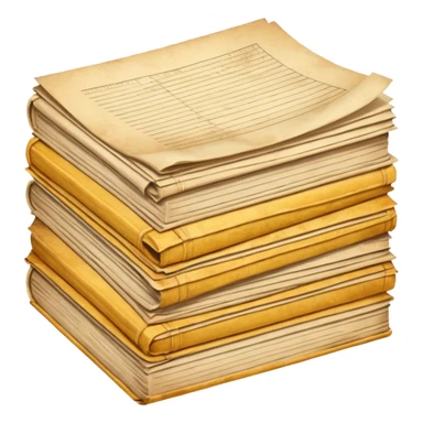 vintage papers sticker