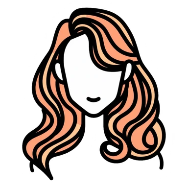 stylish hair, beautiful hairstyle sticker