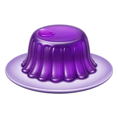 purple jelly on a plate sticker