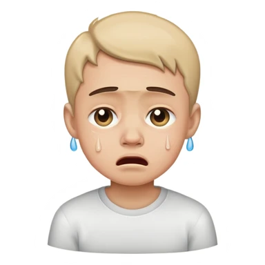 Niño llorando sticker