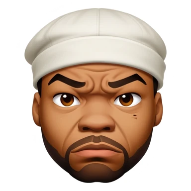 method man  with a disgusting look  sticker