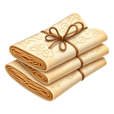 norwegian lefse with sugar sticker