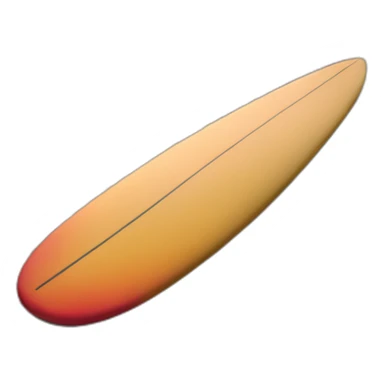 surfboard on the beach at sunset sticker