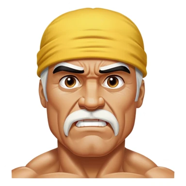 Hulk hogan black  sticker