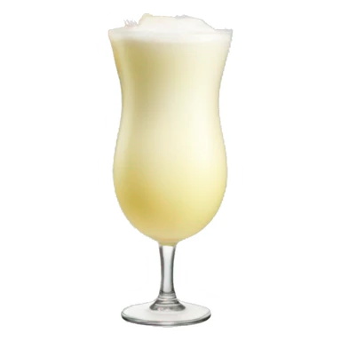 Pina colada with umbrella cocktail  sticker