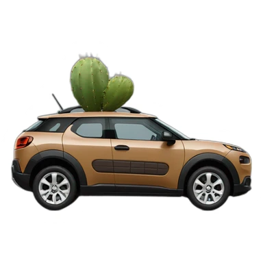 Brown c4 cactus sticker