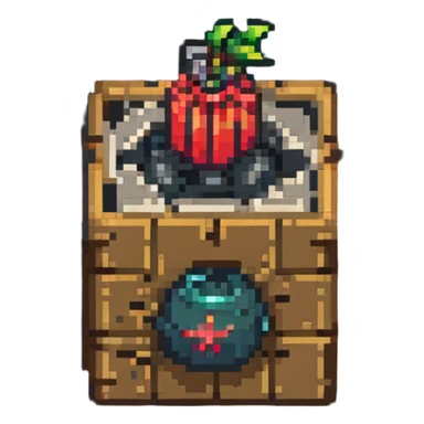2d power up crate with bomb sticker