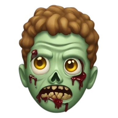 Murder mystery Zombie infection sticker