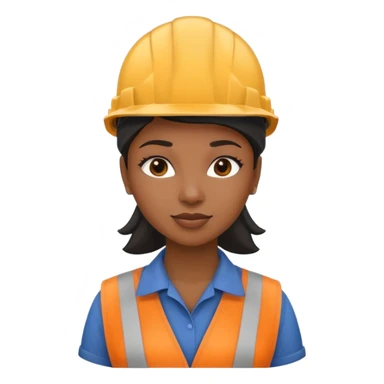 factory worker black woman  sticker