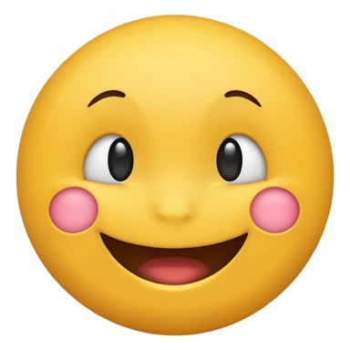 Cute emoji hii very cutie 😊 sticker