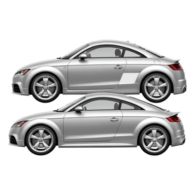 Audi TT, side view sticker