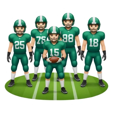 NCAA football sticker