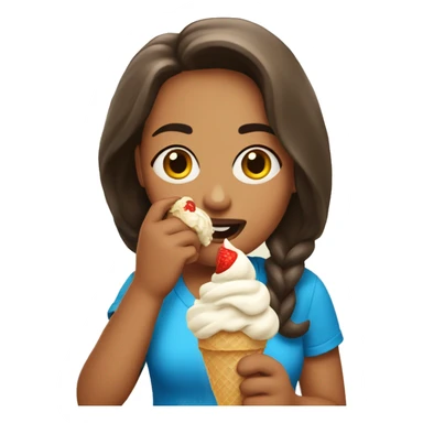 maria antuanette eating ice cream sticker