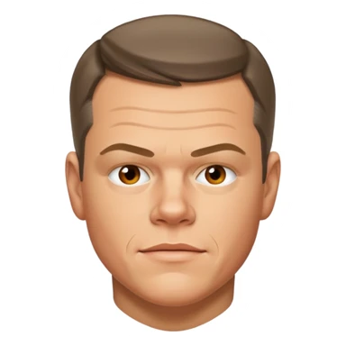 matt damon sticker