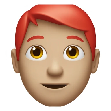 Letter H with red background sticker