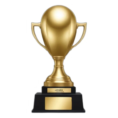 Trophée de la ligue des champions sticker