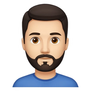 goatee beard sticker