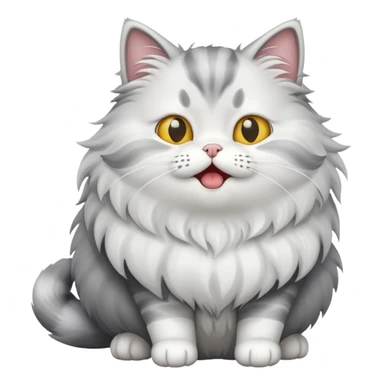 A cat farting sticker