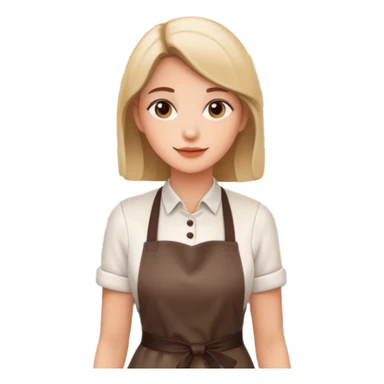 woman Café Barista sticker