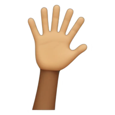 man high five sticker