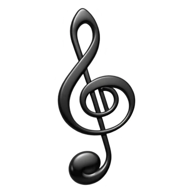 black music note sticker