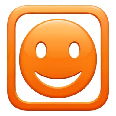 orange square with 'OK' text sticker