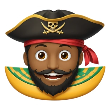 Crie um emoji de pirata sticker