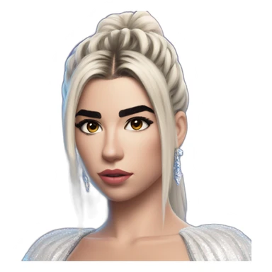 Dua lipa in eurovision movie sticker