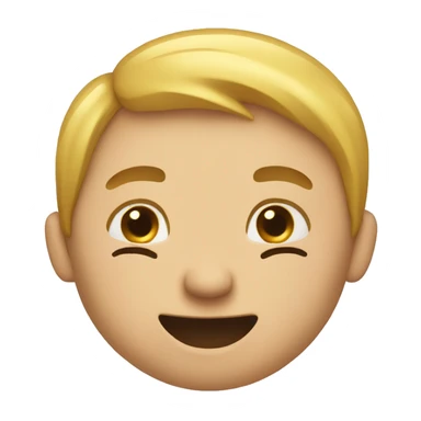 person falling backwards eyes closed with contentment  sticker