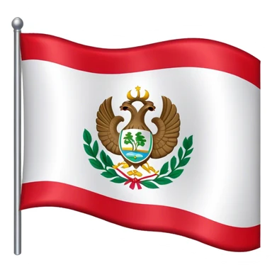 the flag of the country of Peru sticker