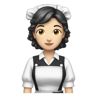 maid outfit amongus sticker