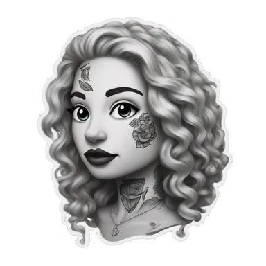 Tattoo inked  sticker