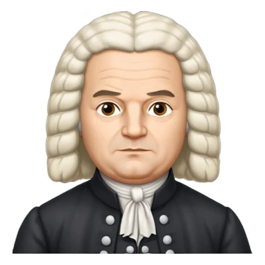 johann sebastian bach german sticker
