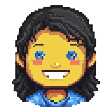 smiling personalized cartoon avatar sticker