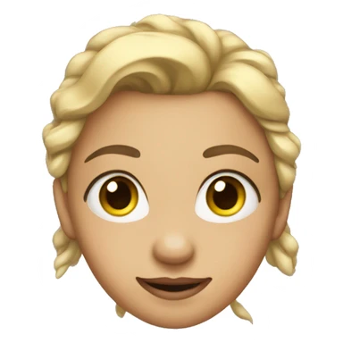 an aerial girl sticker