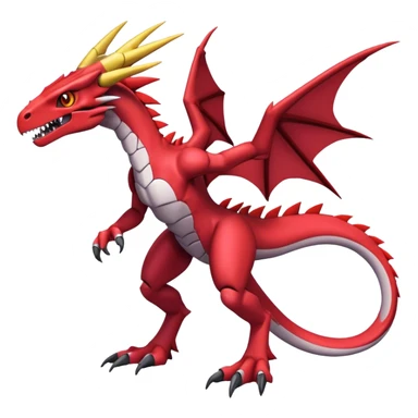  Cool Edgy Digimon-Fakemon-Guilmon-Genesect-Velociraptor-Dragon full body sticker