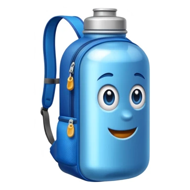 hikking water bottle sticker