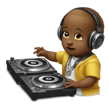 Baby djing  sticker