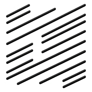 imatge with paralel lines, black and white, well organizated sticker