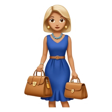 italian fashion with bag sticker