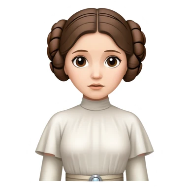 Princess Leia from Star Wars sticker