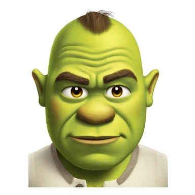 Shrek saying no  sticker
