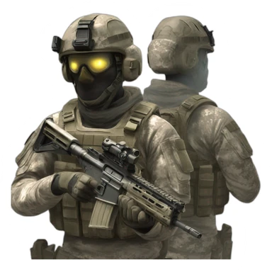 Ghost from Call of Duty Modern Warfare 2 sticker