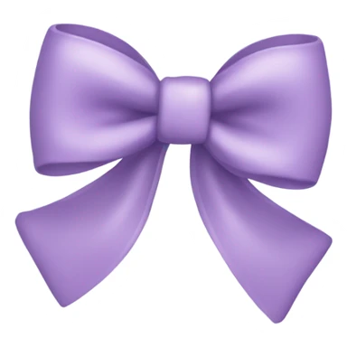 light purple bow sticker