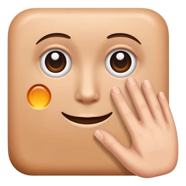 Hand wich is doing a square with the thumb, the index and the middle finger sticker