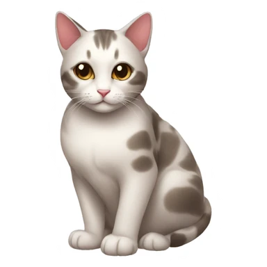 Cat with cherry blossom blooms sticker