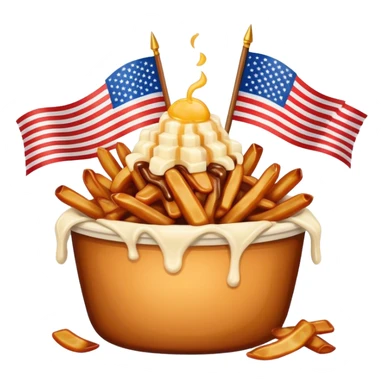 Poutin with american flag  sticker