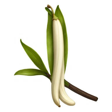 Harvested vanilla beans sticker