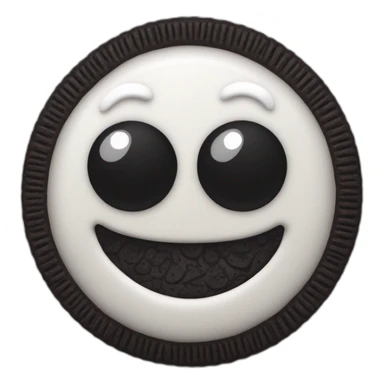Oreo cookies muppet show style sticker